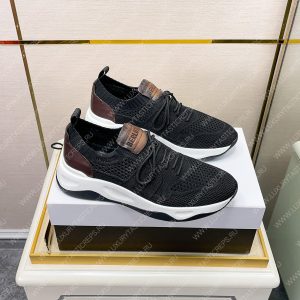 BERLUTI SHADOW KNIT SNEAKERS BLACK S4918 - Image 6