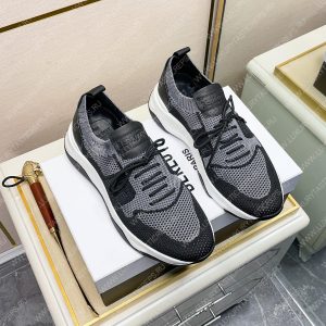 BERLUTI SHADOW KNIT SNEAKERS GREY S4918 - Image 4