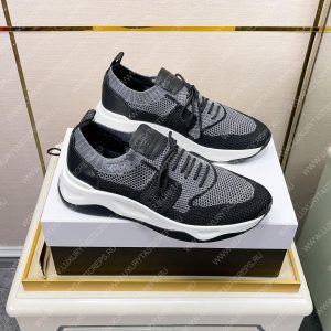 BERLUTI SHADOW KNIT SNEAKERS GREY S4918 - Image 6