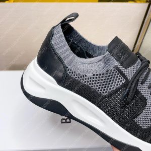 BERLUTI SHADOW KNIT SNEAKERS GREY S4918 - Image 7