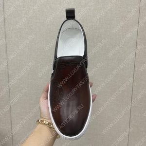 BERLUTI PLAYTIME SCRITTO SLIP-ON DARK BROWN S5685-V2 - Image 5