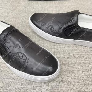 BERLUTI PLAYTIME SCRITTO SLIP-ON BLACK GREY S5685-V2 - Image 7