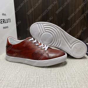 BERLUTI PLAYTIME SCRITTO SNEAKER TAN S5330-V2 - Image 5