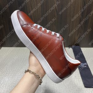 BERLUTI PLAYTIME SCRITTO SNEAKER TAN S5330-V2 - Image 8