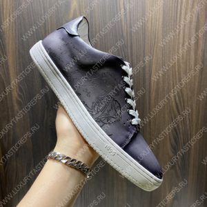 BERLUTI PLAYTIME SCRITTO SNEAKER LIGHT ALUMINUM S5330-V2 - Image 5
