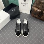 BERLUTI PLAYTIME SCRITTO SNEAKER BLACK S5830-BA8