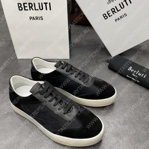 BERLUTI PLAYTIME SCRITTO SNEAKER BLACK S5830-BA8 - Image 3
