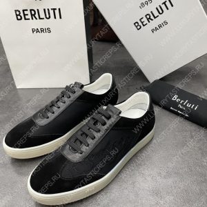 BERLUTI PLAYTIME SCRITTO SNEAKER BLACK S5830-BA8 - Image 4