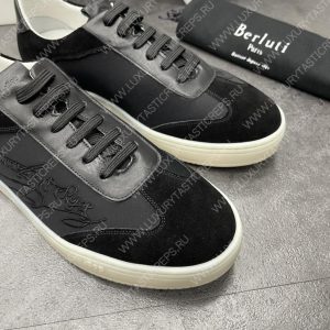 BERLUTI PLAYTIME SCRITTO SNEAKER BLACK S5830-BA8 - Image 7