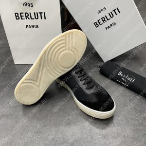 BERLUTI PLAYTIME SCRITTO SNEAKER BLACK S5830-BA8 - Image 8