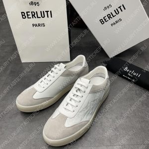 BERLUTI PLAYTIME SCRITTO SNEAKER WHITE S5830-BA8 - Image 4