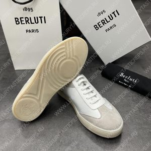 BERLUTI PLAYTIME SCRITTO SNEAKER WHITE S5830-BA8 - Image 7