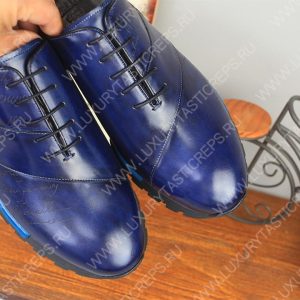 BERLUTI FAST TRACK SNEAKER BLUE S6009-V2 - Image 4