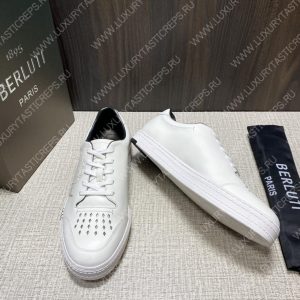 BERLUTI PLAYTIME SCRITTO SNEAKER WHITE S5304-V31 - Image 4