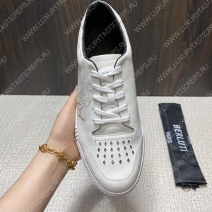 BERLUTI PLAYTIME SCRITTO SNEAKER WHITE S5304-V31 - Image 7
