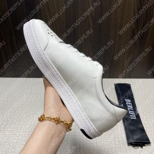 BERLUTI PLAYTIME SCRITTO SNEAKER WHITE S5304-V31 - Image 8