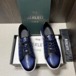 BERLUTI SCRITTO SNEAKER BLUE S3402-V1