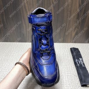 BERLUTI PLAYOFF LEATHER SNEAKER BLUE S5798-V1 - Image 6