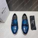 BERLUTI FAST TRACK SNEAKER BLUE S5854