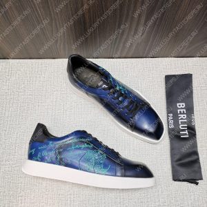 BERLUTI PLAYTIME PATCHWORK SNEAKER DARK AVEIRO S6062-V2 - Image 3