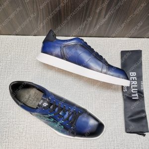 BERLUTI PLAYTIME PATCHWORK SNEAKER DARK AVEIRO S6062-V2 - Image 4