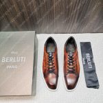 BERLUTI PLAYTIME PATCHWORK SNEAKER INTENSE COCOA S6062-V2