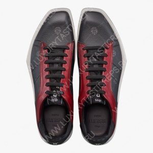 BERLUTI PLAYTIME SNEAKER BLACK AND RED S6163-V31 - Image 4