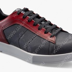 BERLUTI PLAYTIME SNEAKER BLACK AND RED S6163-V31 - Image 5