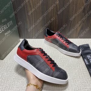 BERLUTI PLAYTIME SNEAKER BLACK AND RED S6163-V31 - Image 3