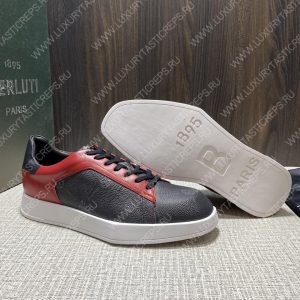 BERLUTI PLAYTIME SNEAKER BLACK AND RED S6163-V31 - Image 5
