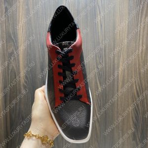 BERLUTI PLAYTIME SNEAKER BLACK AND RED S6163-V31 - Image 7
