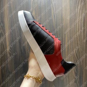 BERLUTI PLAYTIME SNEAKER BLACK AND RED S6163-V31 - Image 8