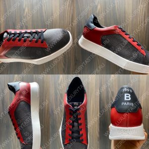 BERLUTI PLAYTIME SNEAKER BLACK AND RED S6163-V31 - Image 9