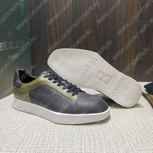 BERLUTI PLAYTIME SNEAKER BLACK AND KHAKI S6163-V31 - Image 5