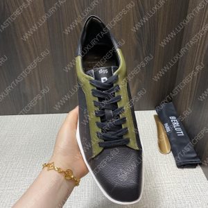 BERLUTI PLAYTIME SNEAKER BLACK AND KHAKI S6163-V31 - Image 7