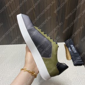 BERLUTI PLAYTIME SNEAKER BLACK AND KHAKI S6163-V31 - Image 8