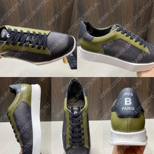 BERLUTI PLAYTIME SNEAKER BLACK AND KHAKI S6163-V31 - Image 9