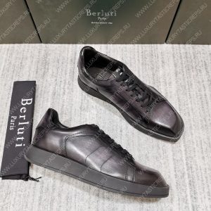 BERLUTI PLAYTIME SNEAKER BLACK GREY S5253-V1 - Image 5