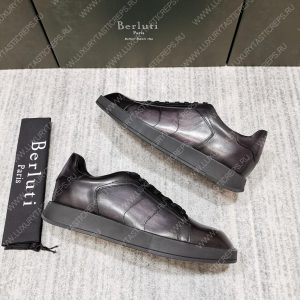 BERLUTI PLAYTIME SNEAKER BLACK GREY S5253-V1 - Image 7