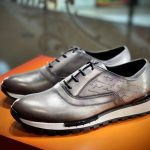 BERLUTI FAST TRACK SNEAKER BLACK GREY S5425-V2