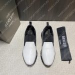 BERLUTI FAST TRACK SNEAKER BLACK AND WHITE S4970-GC