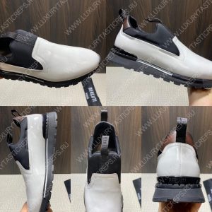 BERLUTI FAST TRACK SNEAKER BLACK AND WHITE S4970-GC - Image 9