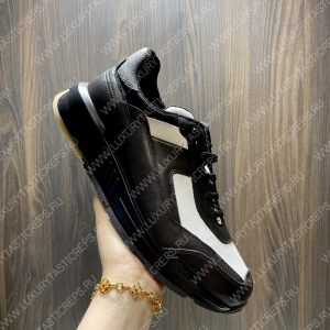 BERLUTI SHADOW KNIT SNEAKER BLACK AND WHITE S6132-Z5 - Image 5
