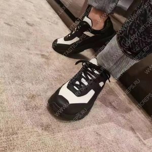 BERLUTI SHADOW KNIT SNEAKER BLACK AND WHITE S6132-Z5 - Image 6