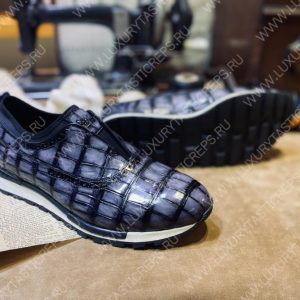 BERLUTI FAST TRACK SNEAKERS GREY S4675-E2 - Image 4