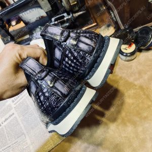 BERLUTI FAST TRACK SNEAKERS GREY S4675-E2 - Image 6