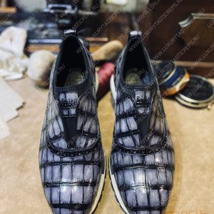 BERLUTI FAST TRACK SNEAKERS GREY S4675-E2 - Image 7