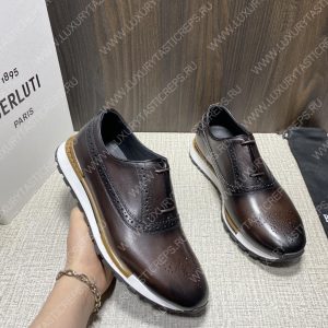 BERLUTI FAST TRACK SNEAKERS BROWN S3873-V1 - Image 3