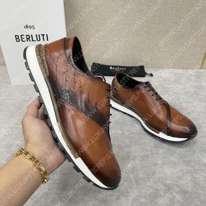 BERLUTI FAST TRACK SNEAKER INTENSE COCOA S3873-GC4 - Image 4
