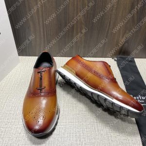 BERLUTI FAST TRACK SNEAKERS REDDISH BROWN S3873-V1 - Image 4